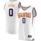 Camiseta Jalen Lecque 0 Phoenix Suns Association Edition Blanco Nino